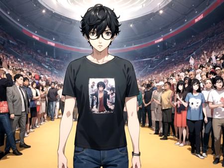 1470481900-masterpiece, best quality, 1boy, solo, male focus, dsren, black hair, short hair, black eyes, glasses, t-shirt, print shirt, jea.png